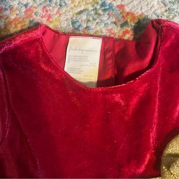 First impressions 24 months red dress - Picture 2 of 4